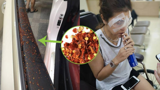 Pemotor misterius semprot cairan cabe ke mata pengemudi mobil saat lampu merah