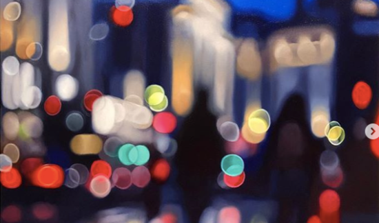 Saat rasanya jadi orang rabun tergambar dalam lukisan