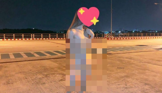 Perempuan dicari polisi karena foto bugil di jembatan terus pamer ke medsos
